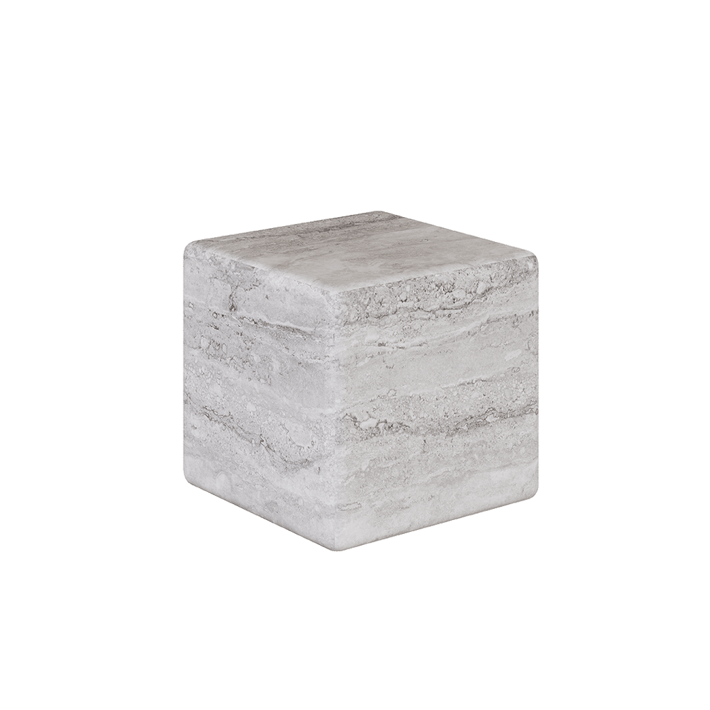 Cerazo Travertine Coffee Table, Grey