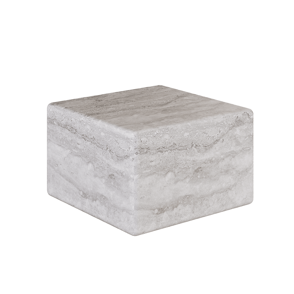 Cerazo Travertine Coffee Table, Grey