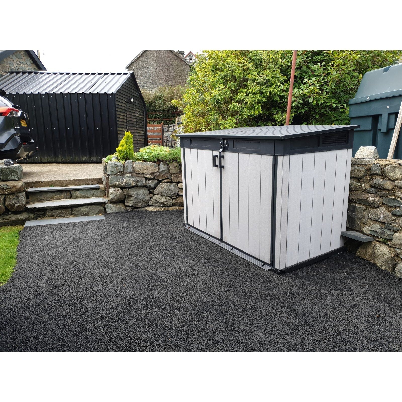 Keter 6 x 3 Oakland Grande Store Heavy Duty Plastic Shed – Grey