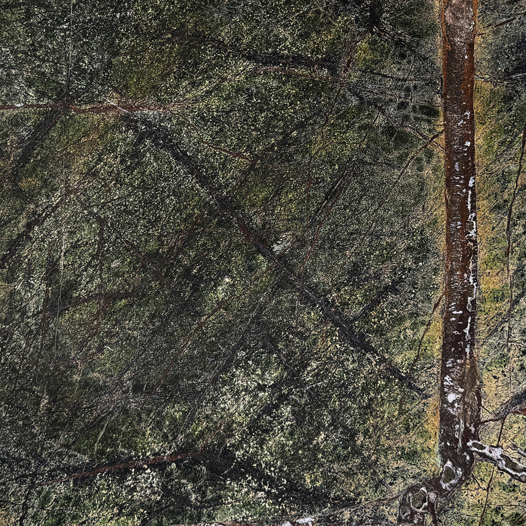 Sellano Marble Coffee Table, Forest Green