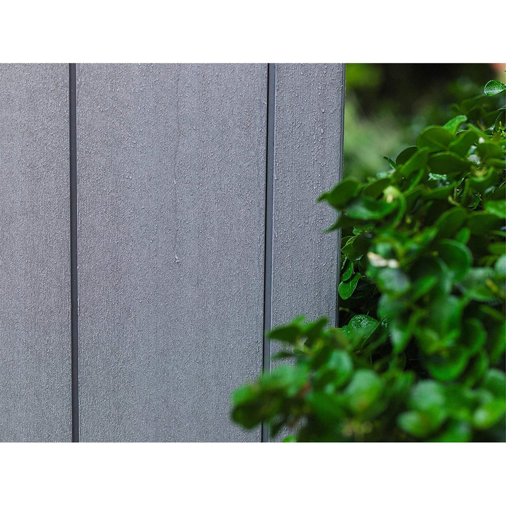 Keter 11x 7 Artisan Heavy Duty Plastic Pent Shed – Grey