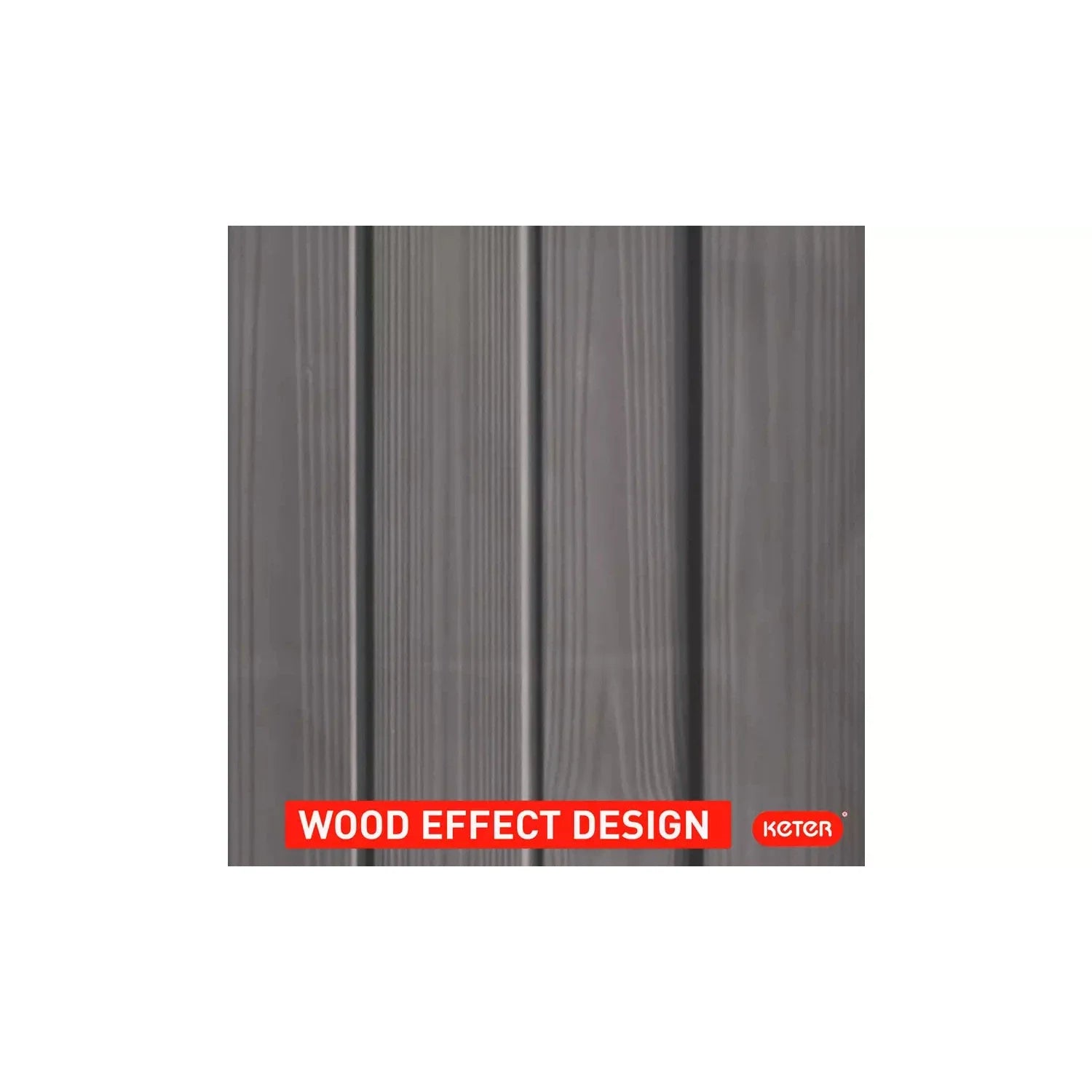 Keter 4×6 Factor Heavy Duty Plastic Garden Shed – Beige