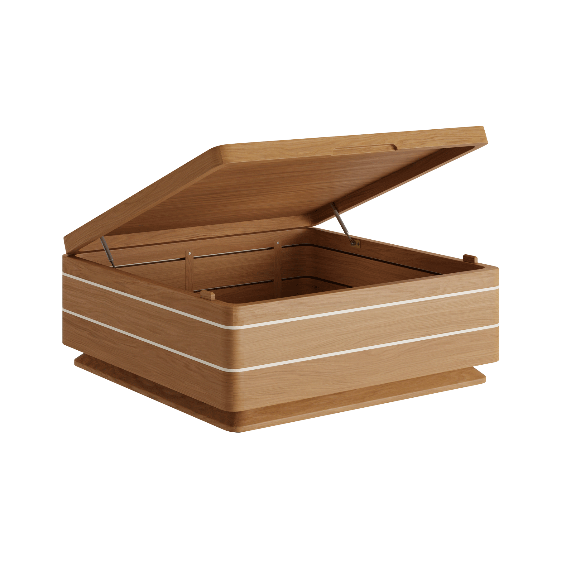 N6 Coffee Table with Storage Dark Stone