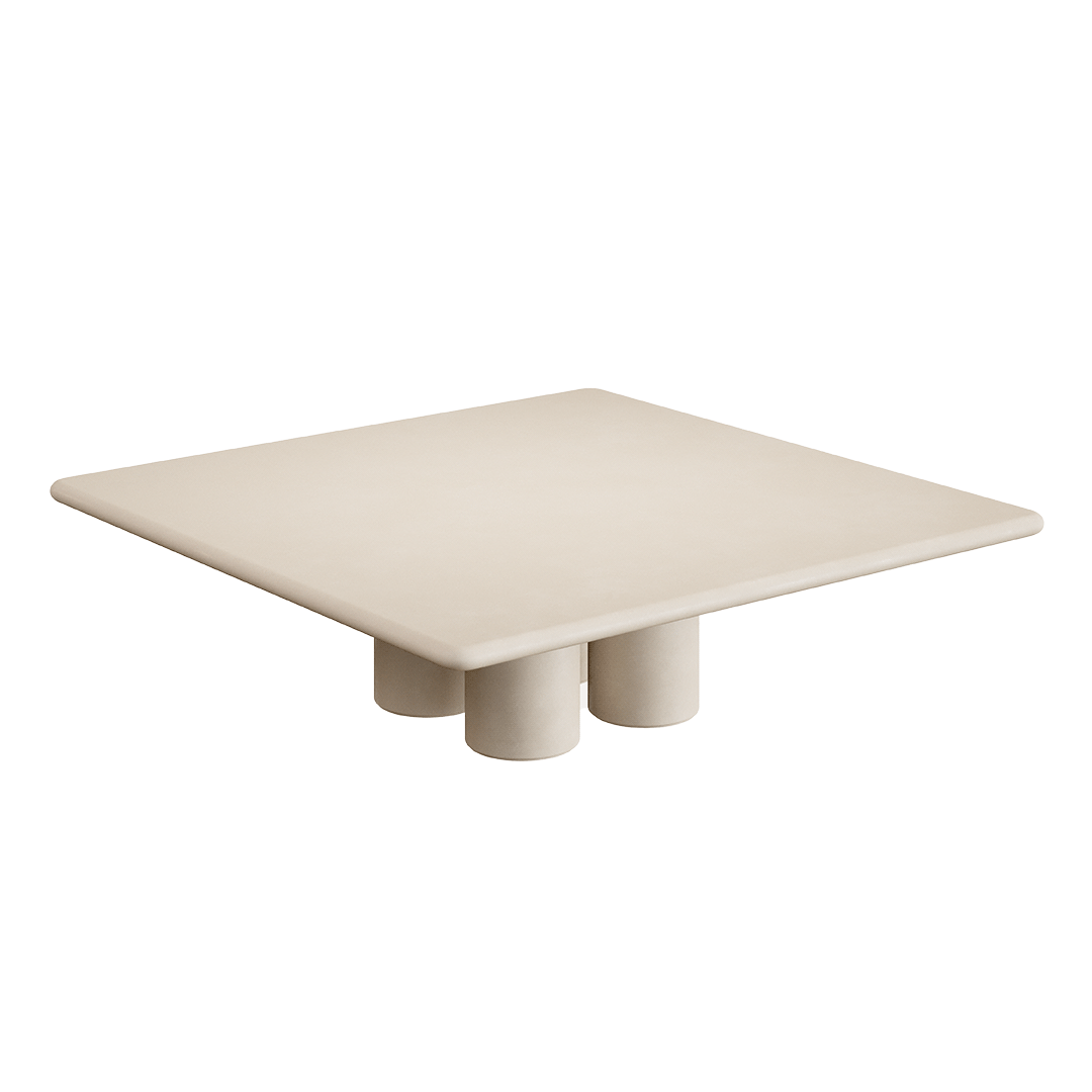 Nardelli Microskin Coffee Table, Bone