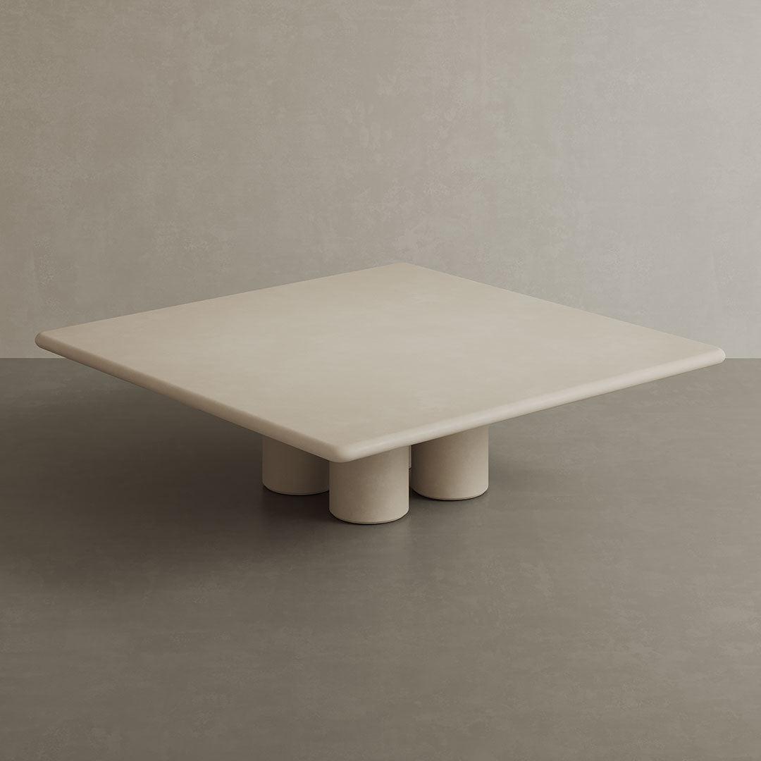 Nardelli Microskin Coffee Table, Bone