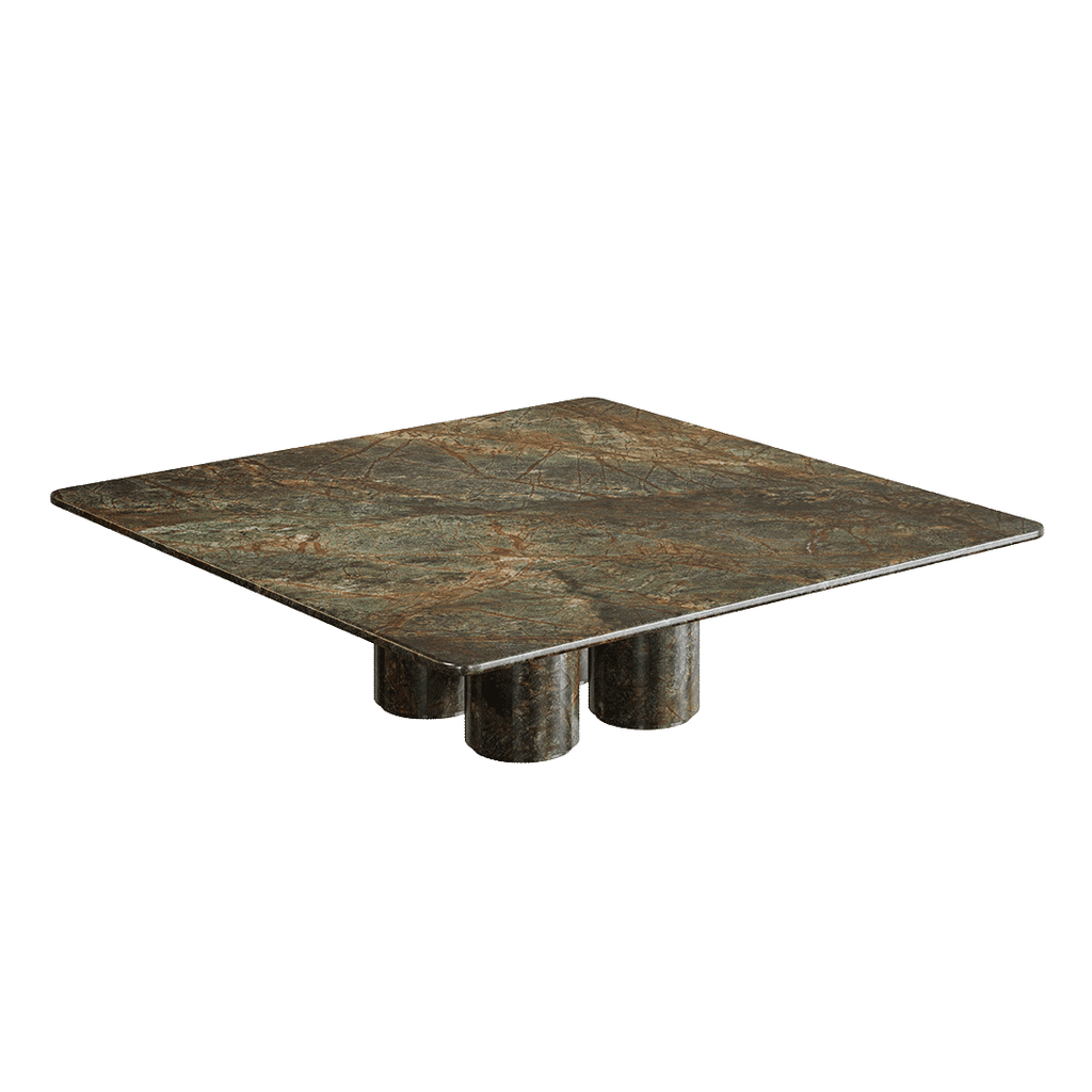 Nardelli Marble Coffee Table, Forest Green