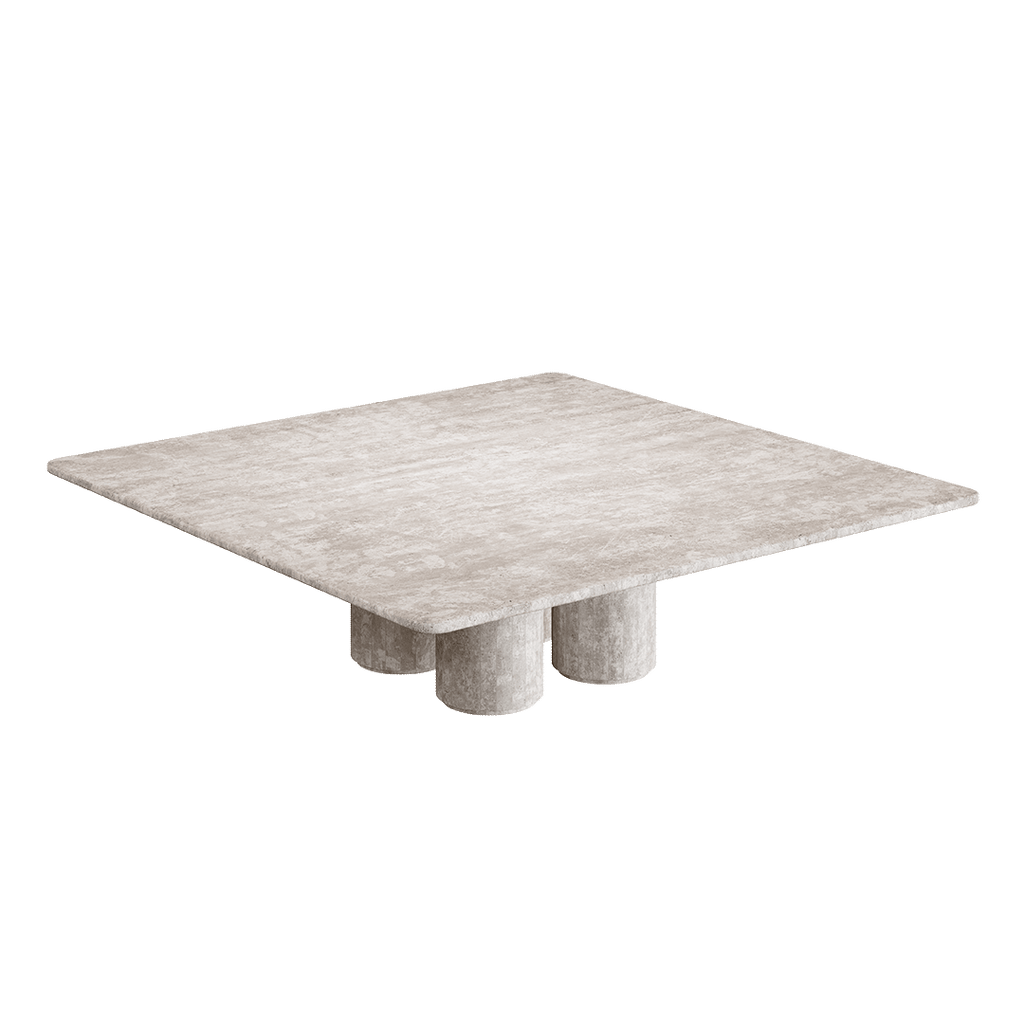 Nardelli Travertine Coffee Table, White