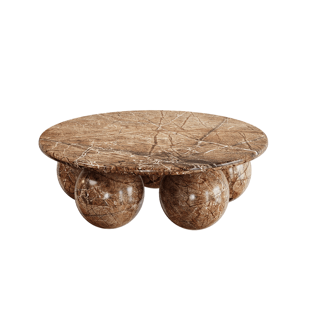 Sellano Marble Coffee Table, Mocha